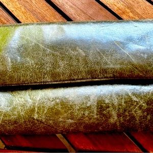 HOBO Green leather wallet soft